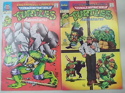 Buy TMNT Adventures #37 #40 Archie Adventures Series 1992/93 Comic Books • 31.71£