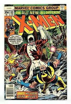 Buy Uncanny X-Men #109 VG/FN 5.0 1978 1st App. Weapon Alpha/Vindicator • 110.64£