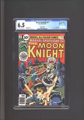 Buy Marvel Spotlight #29 CGC 6.5 Moon Knight. Conquer-Lord App U.K. Pence Variant 19 • 43.37£