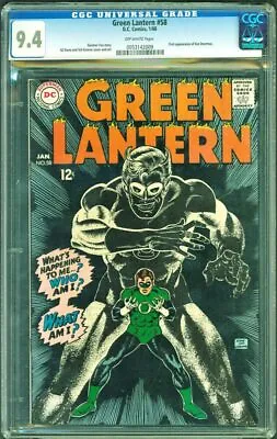 Buy Green Lantern #58 (DC, 1968) CGC 9.4 • 237.54£