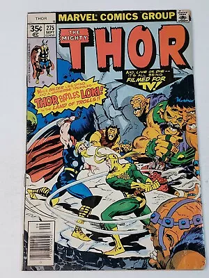 Buy The Mighty Thor 275 Marvel Comics Vs. Loki 1st App Sigyn, Hermod Bronze Age 1978 • 7.11£