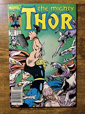 Buy Thor 346 Newsstand 1st App Of The Casket Of Acient Winters Marvel 1984 Vintage • 3.96£