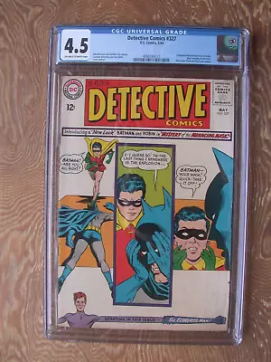Buy Detective Comics   #327   CGC 4.5   1964   1st New Look Batman With New Costume • 158.12£
