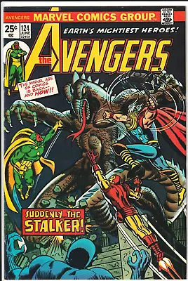 Buy Avengers #124 1974 Marvel Comics 8.5 VF+ KEY 1ST STAR STALKER MANTIS ORIGIN • 20.02£