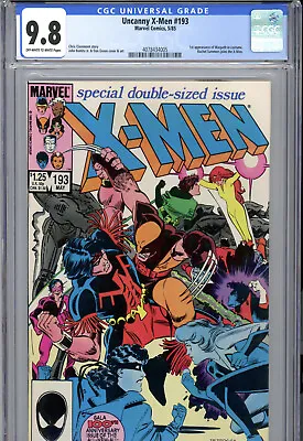 Buy Uncanny X-Men #193 (1985) Marvel CGC 9.8 OW/White 1st Warpath In Costume! • 95.55£