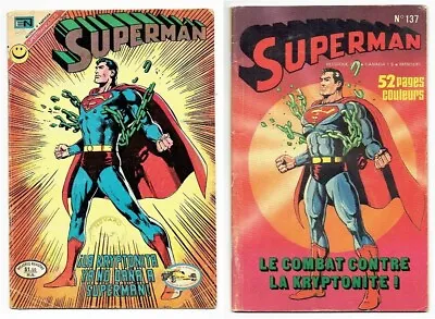 Buy SUPERMAN 233 CLASSIC NEAL ADAMS COVER SET 1st PRINT MEXICAN & FRENCH LANGUAGE • 119.04£