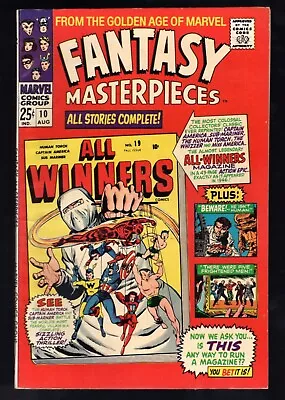 Buy Fantasy Masterpieces #10 Origin/1st All Winners Squad Re:AW #21 VF/NM 1967 Giant • 23.71£