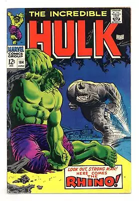Buy Incredible Hulk #104 VG+ 4.5 1968 • 44.27£