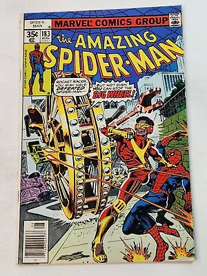 Buy Amazing Spider-Man 183 NEWSSTAND 1st App Big Wheel Bronze Age 1978 • 13.43£