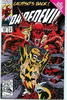 Buy Daredevil #310 1st Cover Appearance Calypso's Back Marvel Comic • 13.02£