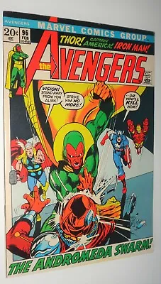 Buy Avengers #96 Neal Adams Classic  1972 8.0 White Pages • 40.24£