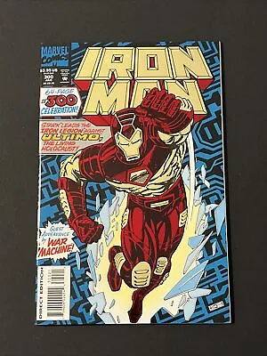 Buy Iron Man #300 Debut Of Modular Armor Gold Foil Cover Marvel 1994 64 Pages NM • 10.39£