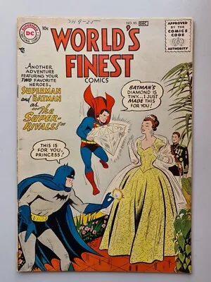 Buy World's Finest Comics #85 Fn- (5.5) December 1956 Dc Superman Batman Robin ** • 149.99£