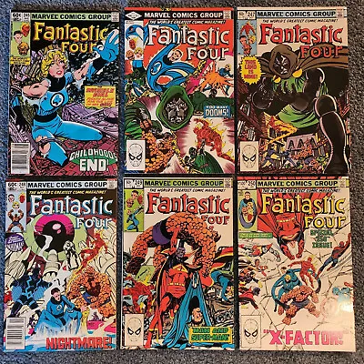 Buy Fantastic Four Lot Of 6 #245(VG) To 250(VF+) Marvel Comics 1982-83 • 22.46£