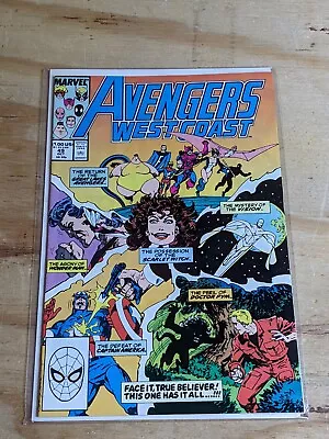 Buy West Coast Avengers  #49 1989 VF/NM,John Byrne Stort And Art,Great Lake Avengers • 4.79£