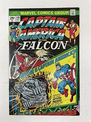 Buy Captain America #178 Marvel Comics 1974 MCU Bronze Age • 8£