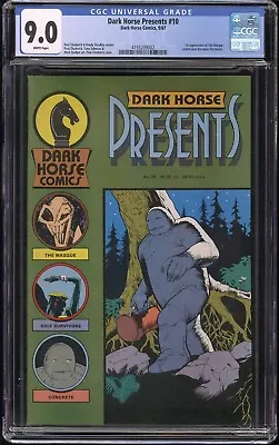 Buy Dark Horse Presents #10 CGC 9.0 VF/NM 1st Masque|Mask 1987 Jim Carrey Key Issue • 63.95£