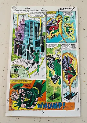 Buy GREEN LANTERN #112 ART Original Color Guide 1979 GREEN ARROW ACTION PACKED • 119.14£