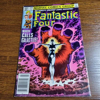 Buy Fantastic Four #244. 1st Appearance Frankie Raye As Nova Marvel Comics Keymaster • 16.60£