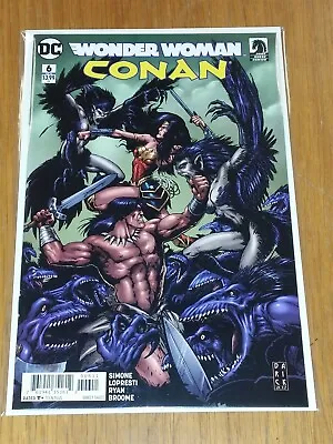 Buy Wonder Woman Conan #6 (of 6) Nm+ (9.6 Or Better) April 2018 Dc Dark Horse Comics • 4.99£