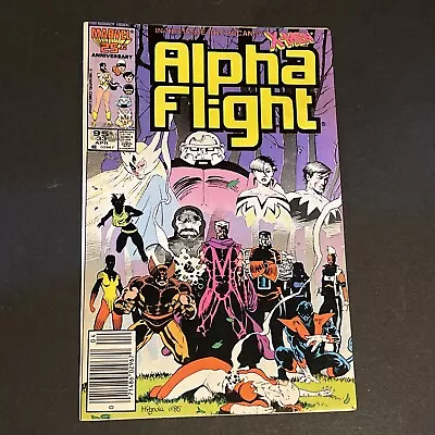 Buy Alpha Flight 33 1st Appearance Lady Deathstrike Newsstand (1986, Marvel) • 15.80£
