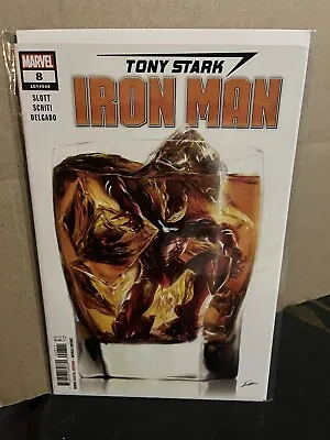 Buy Tony Stark IRON MAN 8 🔥2019 LGY608🔥LOZANO VARIANT🔥Marvel Comics🔥NM • 6.31£