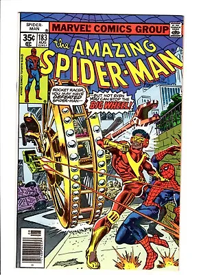 Buy Marvel Amazing Spider-Man #183 1978 Big Wheel Rocket Race App. Upper Mid Grade • 8.04£