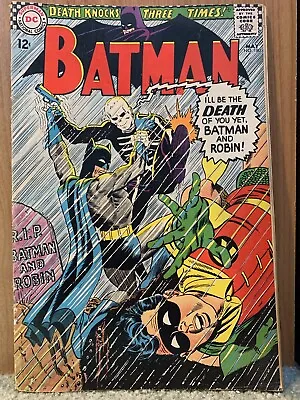 Buy 1966 High Grade #180 Batman Comic 1st Death-man App. “Death Knocks Three Times!” • 31.57£
