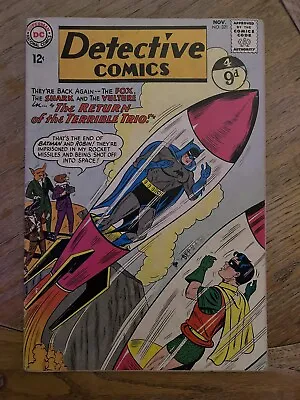 Buy Detective Comics #321. The Return Of The Terrible Trio. Nov 1963. VG • 35£