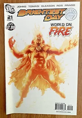 Buy Brightest Day - World On Fire - Issue 21 - Dc Comics • 1£