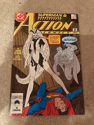 Buy Action Comics 595 1st App Silver Banshee NM 9.2+ • 14.25£