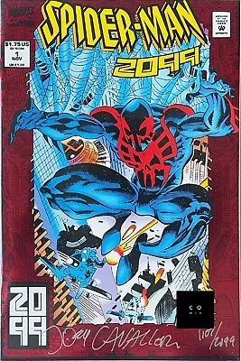 Buy Spider-Man 2099 #1 🔑 1st App Miquel O'Hara 1992 SIGNED Joey Cavalieri COA NM • 179.99£