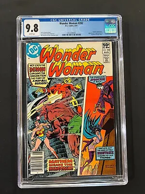 Buy Wonder Woman #282 CGC 9.8 (1981) - Newsstand - Demon & Joker Appearance • 104.07£