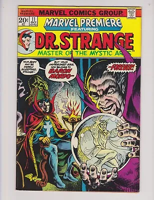 Buy Marvel Premiere #11 Dr. Strange 1973 Reprints Origin From Streange Tales #115 • 16.08£