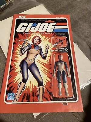Buy G.I. Joe 221 Cover  IDW Scarlett Action Figure Variant Cover 2015 • 39.97£