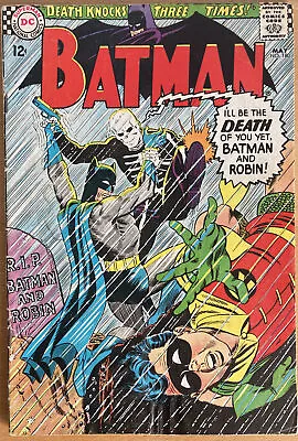 Buy Batman #180 May 1966   Death Knocks Three Times!  Death-man App Cents No T&c • 49.99£