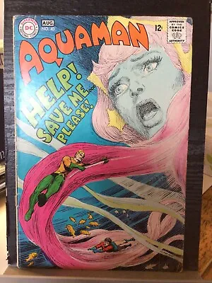 Buy Aquaman #40 Dc 1968 Debut Artwork For Dc Jim Aparo Nice Condition Silver Age • 8£
