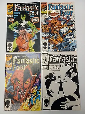 Buy Fantastic Four Comics Lot Of 4,#274,#275,#276,#277 John Byrne The Thing Returns • 15.83£
