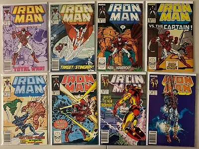 Buy Iron Man Lot #225-232 Marvel 8 Different (7.0 FN/VF) Armor Wars Story (1988) • 59.20£