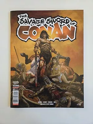 Buy Savage Sword Of Conan #1 Cover A Jusko Titan Comics 2024 • 8£