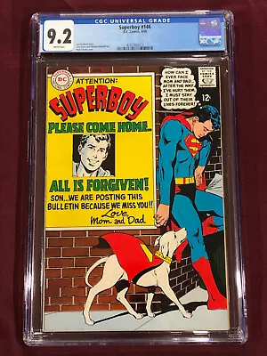 Buy Superboy 146 Cgc 9.5 Leo Dorfman Neal Adams 1968 Superman • 177.83£