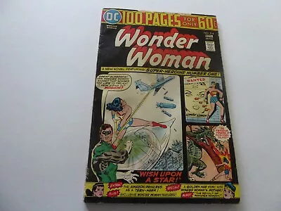 Buy Wonder Woman Comc #214  November 1974   Bargain Cave Reader Copy  Vg- • 31.62£