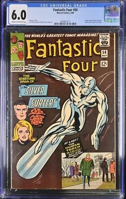 Buy Fantastic Four #50 5/66 Marvel Comics CGC 6.0 • 339.96£