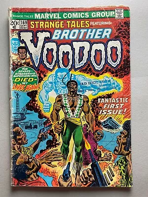 Buy Strange Tales #169 • 1st Brother VooDoo • Marvel Comics 1973 • GD 2.0 • 197.64£