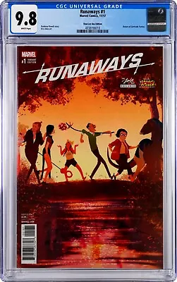 Buy Runaways #1 CGC 9.8 (Nov 2017, Marvel) Rainbow Rowell Story Stan Lee Box Edition • 59.30£