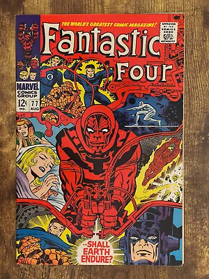 Buy Fantastic Four #77 - STUNNING HIGH GRADE - Galactus & Silver Surfer - Marvel • 10.84£