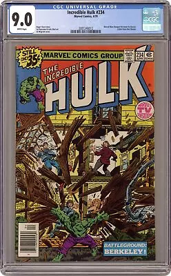 Buy Incredible Hulk #234 CGC 9.0 1979 2081246012 • 110.69£