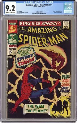 Buy Amazing Spider-Man Annual #4 CGC 9.2 1967 1618444019 • 411.12£