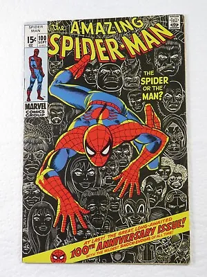 Buy Amazing Spider-Man #100, FN 6.0, Spider-Man Gets 6 Arms; Anniversary; Kingpin • 180.96£