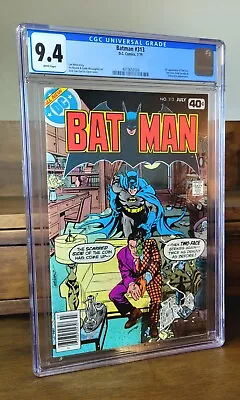 Buy Batman #313 (1979) CGC 9.4 Key 1st Appearance Of Tim Fox (Who Becomes Batman) • 143.91£